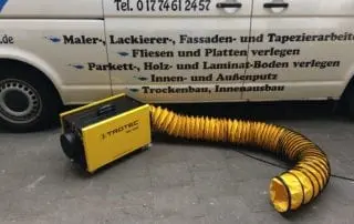 Förderventilator Trotec TTV 1500 mit Staubsack Klasse M